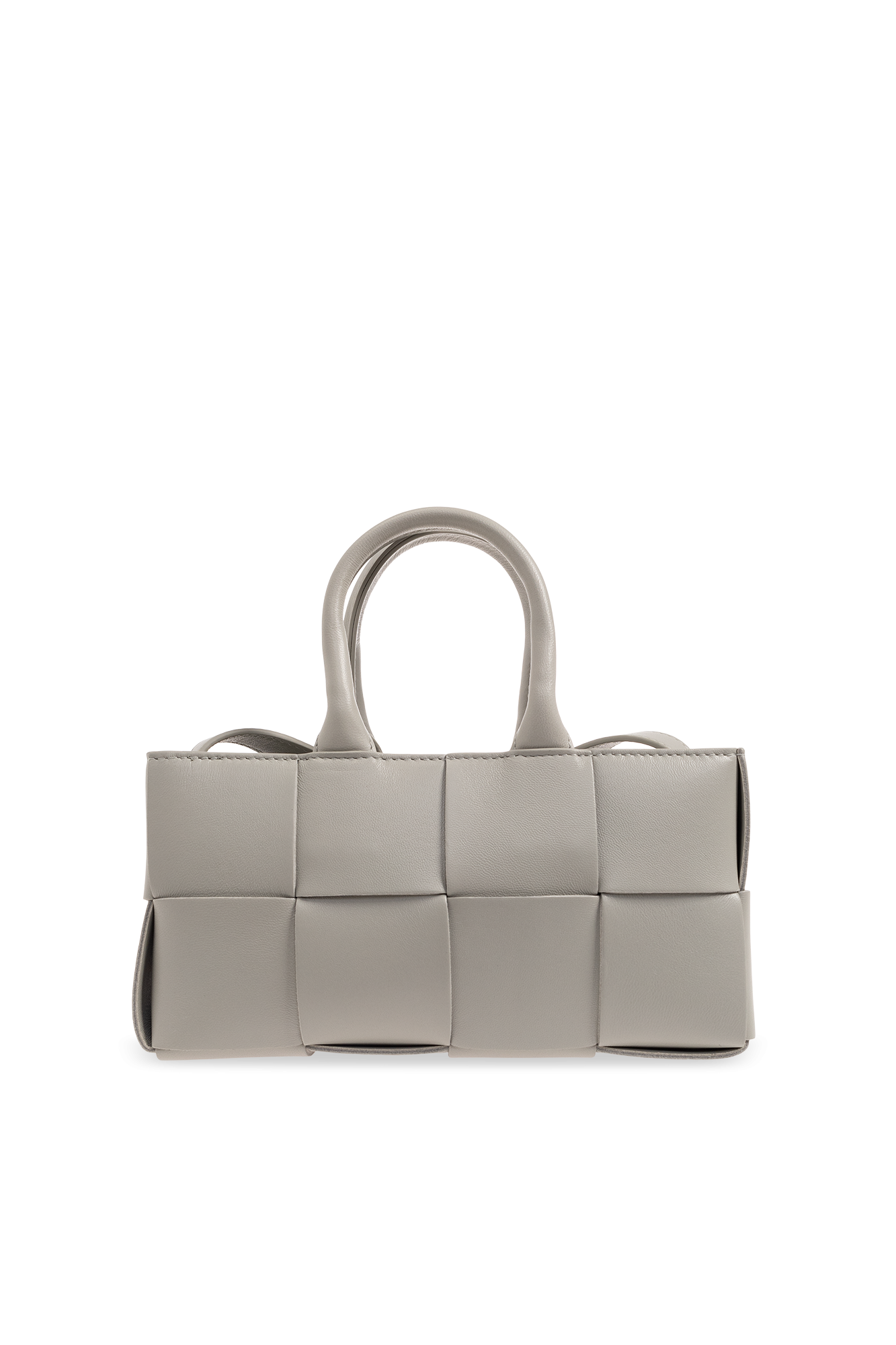 ●BOTTEGAVENETA ●ボッテガヴェネタ Mini Acro Bottega Veneta The Arco Rubber Tote - Grey 'Acro Mini